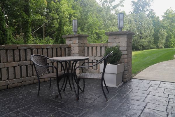 Cost of Concrete Patio Stamping in Clayton