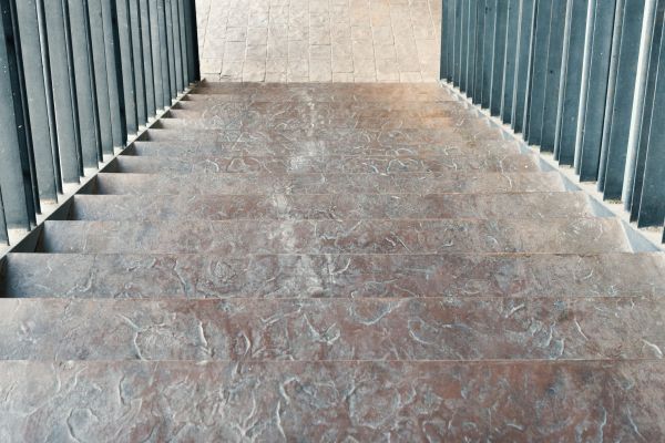 Cost of Concrete Stair Stamping in Clayton